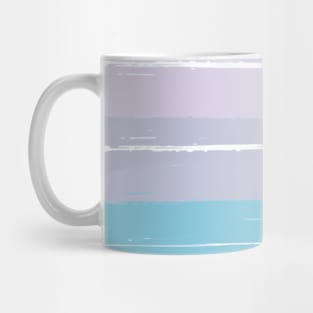 Blue and Purple Striped Design Mug